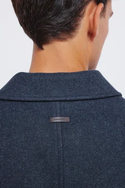 Springfield Sobretudos-Sobretudo elástico confortável azul