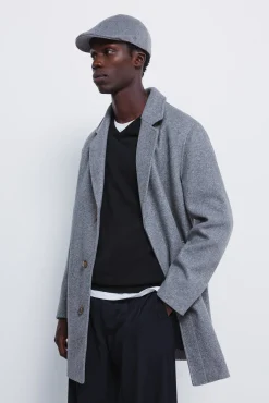 Springfield Sobretudos-Sobretudo elástico confortável cinzento