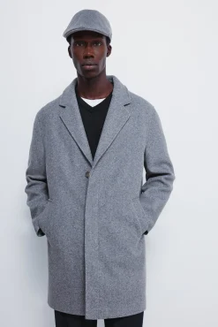 Springfield Sobretudos-Sobretudo elástico confortável cinzento