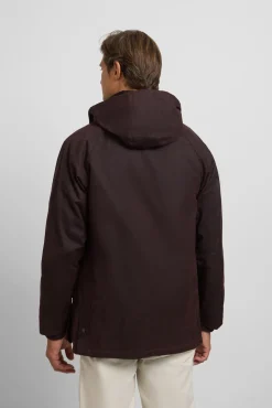 Silbon Sobretudos-Sobretudo encerado clássico Castanho