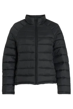 Vila Sobretudos|Casacos-Sobretudo leve e acolchoado Preto