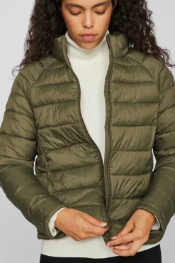 Vila Sobretudos|Casacos-Sobretudo leve e acolchoado Verde