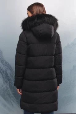 Springfield Casacos-Sobretudo longo acolchoado Thermolite preto