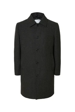 Selected Sobretudos-Sobretudo longo de lã Cinzento