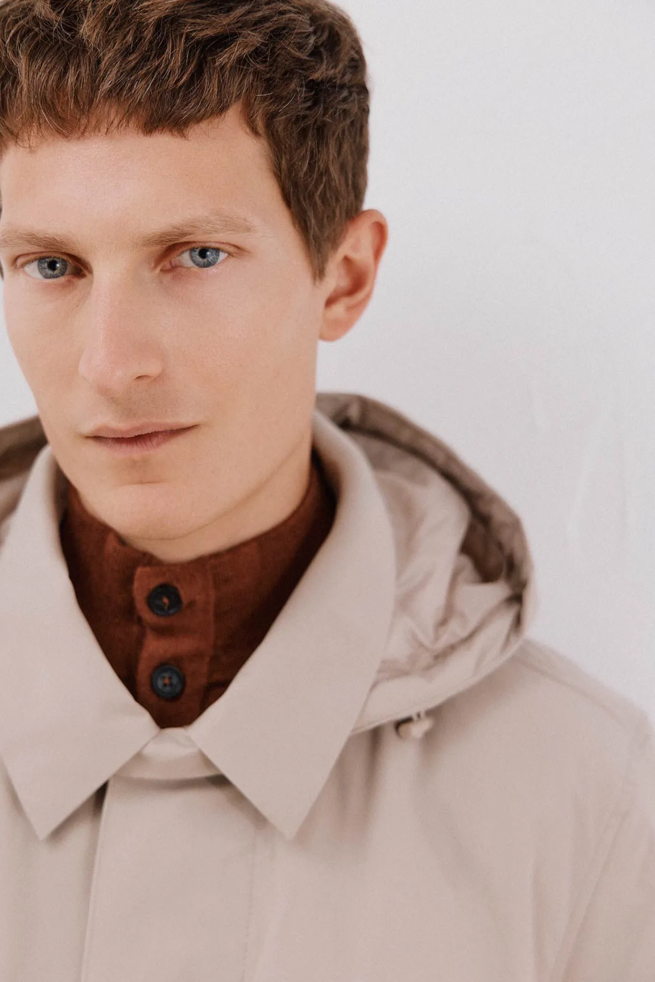 Cortefiel Sobretudos-Sobretudo técnico Tostado