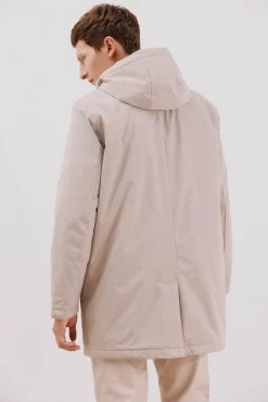 Cortefiel Sobretudos-Sobretudo técnico Tostado