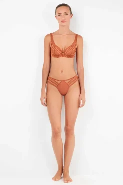 Gisela Roupa Interior-Soutien balconette sem enchimento estampado