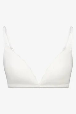 Women'secret Roupa Interior|Maternidade-Soutien branco canelado CHARMING para maternity bege