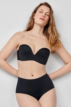 Gisela Roupa Interior-Soutien com decote extremo removível preto