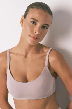 Women'secret Roupa Interior-Soutien de algodão bege vison