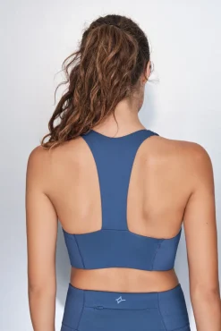 Dash and Stars Roupa Interior-Soutien desportivo 4D Stretch azul