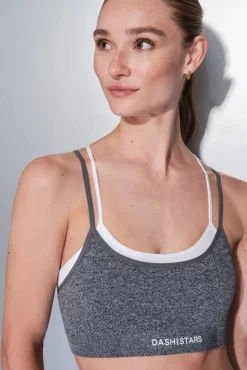 Dash and Stars Roupa Interior-Soutien desportivo cinza SEAMLESS COMFORT cinzento
