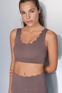 Dash and Stars Roupa Interior-Soutien desportivo COMPRESSIVE marrom cru