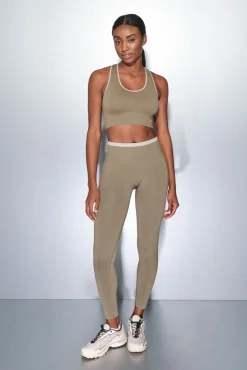 Dash and Stars Roupa Interior-Soutien desportivo cáqui CONFORTO SEM COSTURAS verde