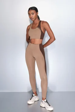 Dash and Stars Roupa Interior-Soutien desportivo 4D STRETCH com blocos de cores cru