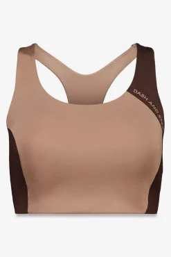 Dash and Stars Roupa Interior-Soutien desportivo 4D STRETCH com blocos de cores cru