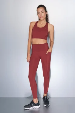 Dash and Stars Roupa Interior-Soutien desportivo 4D Stretch marrom vermelho