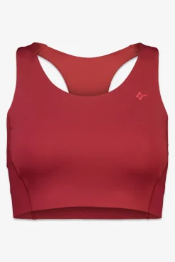 Dash and Stars Roupa Interior-Soutien desportivo 4D Stretch marrom vermelho