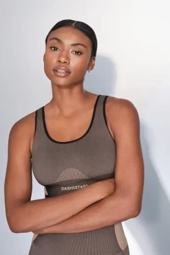 Dash and Stars Roupa Interior-Soutien desportivo SEAMLESS FIT marrom