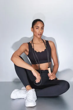 Dash and Stars Roupa Interior-Soutien desportivo COMPRESSIVE preto