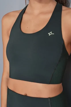 Dash and Stars Roupa Interior-Soutien desportivo 4D Stretch verde