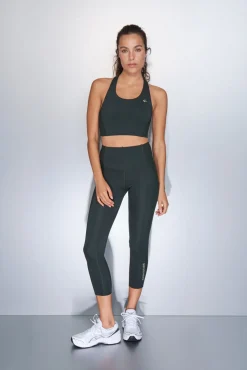 Dash and Stars Roupa Interior-Soutien desportivo 4D Stretch verde