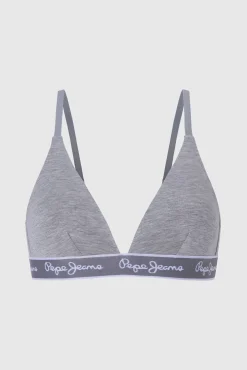 Pepe Jeans Roupa Interior-Soutien em algodão e modal cinzento