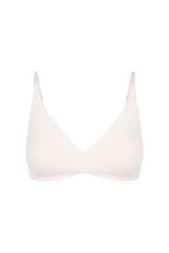 Women'secret Roupa Interior-Soutien triangular de algodão rosa