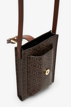 Cortefiel Malas-Suporte para celular estampado Castanho