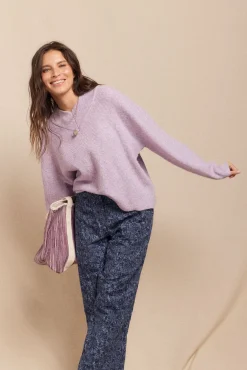 Slowlove Camisolas-Suéter com bico perolado Roxo