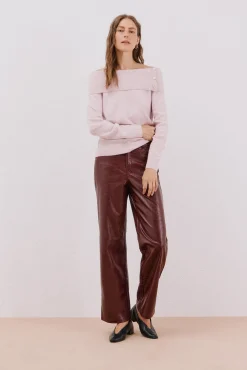 Cortefiel Camisolas-Suéter com gola multiposição Subiu