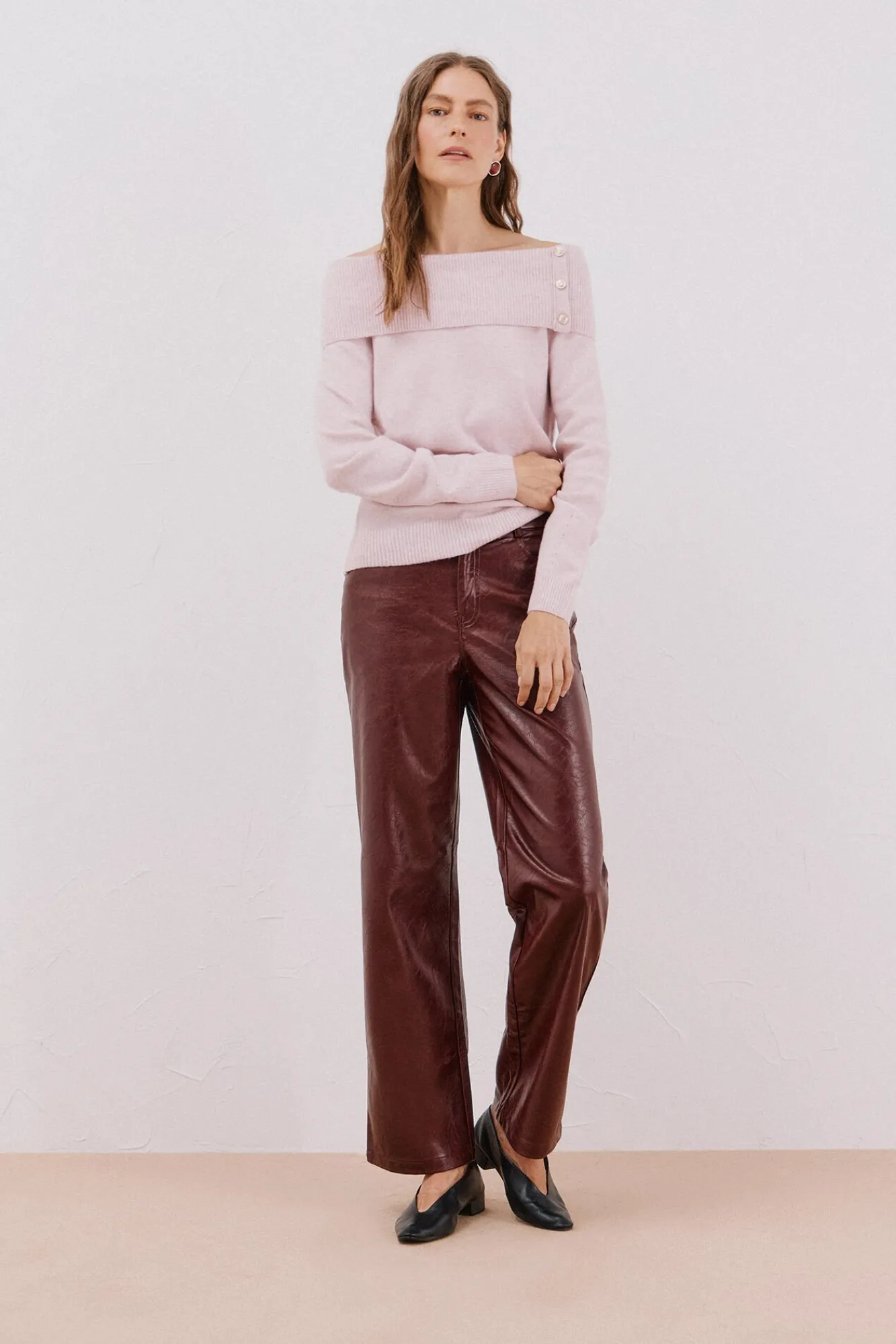 Cortefiel Camisolas-Suéter com gola multiposição Subiu