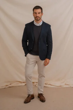 Celopman Camisolas-Suéter com gola redonda e nó azul