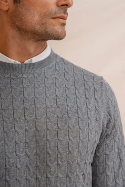 Celopman Camisolas-Suéter com gola redonda e nó azul