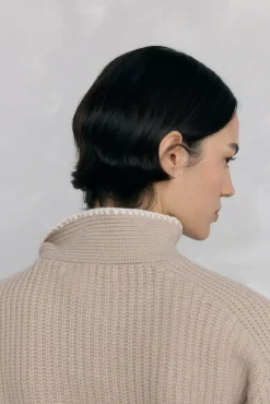 Pedro del Hierro Camisolas-Suéter com laçada gola Verde