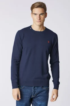 Us Polo Camisolas-Suéter Cris Azul