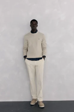 Pedro del Hierro Camisolas-Suéter de gola caixa em lã merino e cashmere Beige