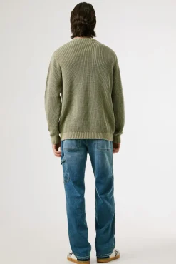 Pepe Jeans Camisolas-Suéter de gola redonda com ajuste regular verde