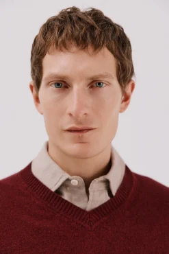 Cortefiel Camisolas-Suéter de lã com bico redonda Granada