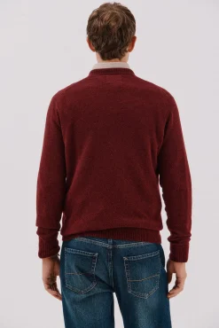 Cortefiel Camisolas-Suéter de lã com bico redonda Granada