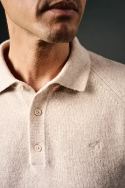 OOTO Camisolas-Suéter de lã com gola polo Tostado