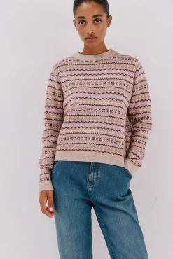 Cortefiel Camisolas-suéter de malha grega Tostado