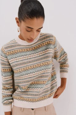 Cortefiel Camisolas-suéter de malha grega Multicolorido