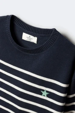 Springfield Kids Malhas-Suéter de marinheiro para menina azul