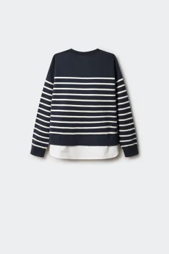 Springfield Kids Malhas-Suéter de marinheiro para menina azul