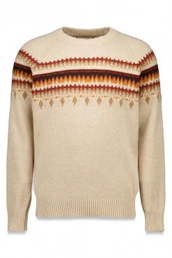 Cortefiel Camisolas-Suéter de Natal com gola caixa de lã Tostado