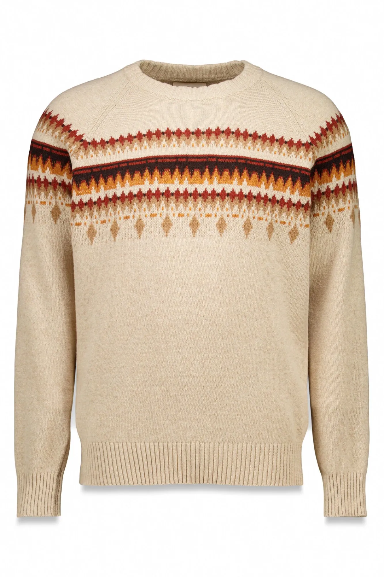 Cortefiel Camisolas-Suéter de Natal com gola caixa de lã Tostado