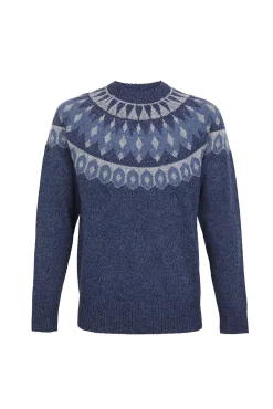 Cortefiel Camisolas-Suéter de Natal com gola caixa de lã Azul