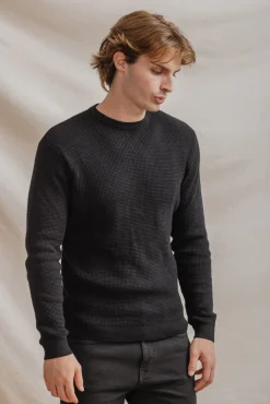 Celopman Camisolas-Suéter Quadrado Básico preto