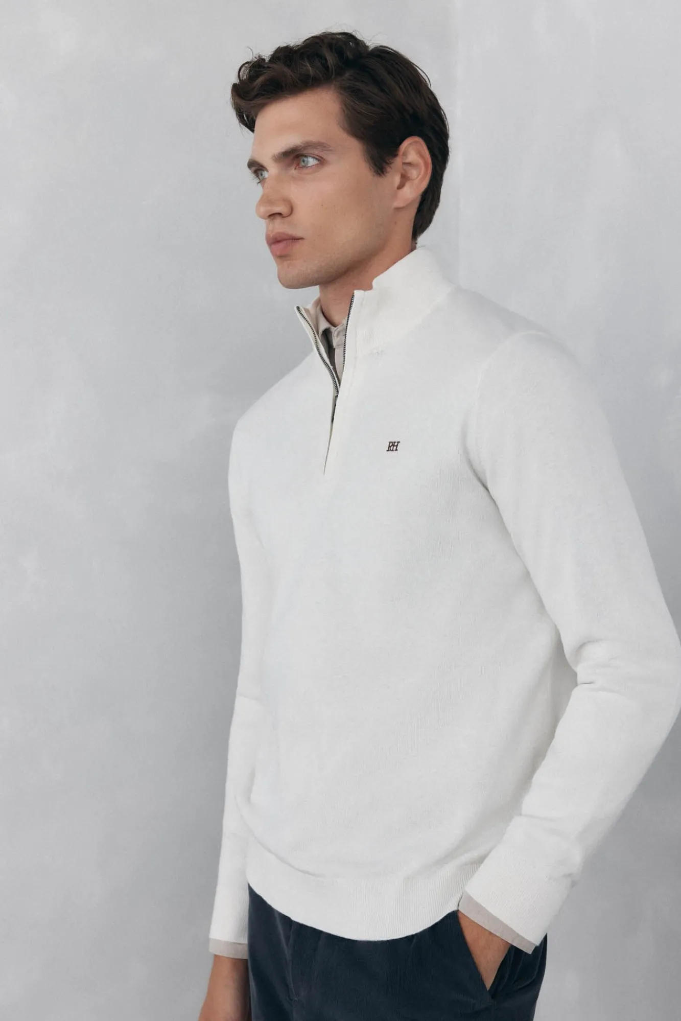 Pedro del Hierro Camisolas-Suéter semi-cisne Branco